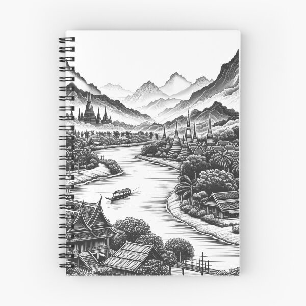Item preview, Thai line drawings (9) designed and sold by fatimah-SL.