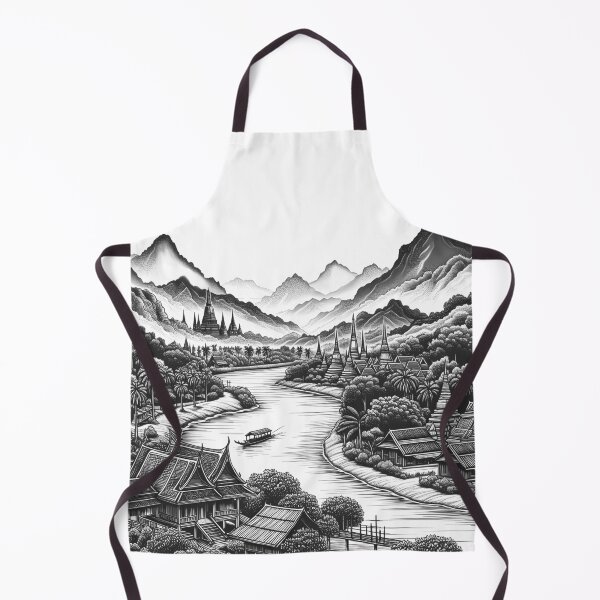 Item preview, Thai line drawings (9) designed and sold by fatimah-SL.