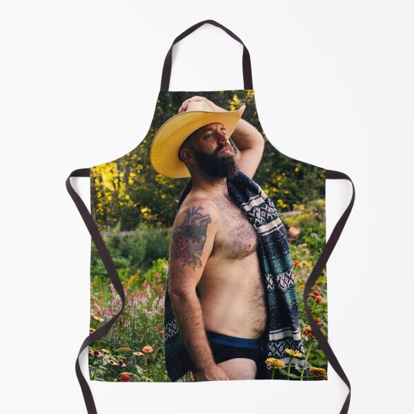 Item preview, Bearded Man in Cowboy Hat in Flowers designed and sold by Other Kafka Art.