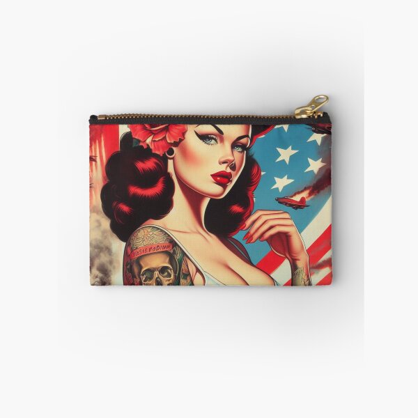 Item preview, Old School Tattoo Pin-up designed and sold by PulpVintage.