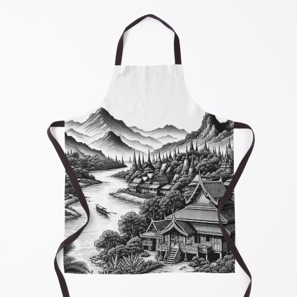 Item preview, Thai line drawings (10) designed and sold by fatimah-SL.