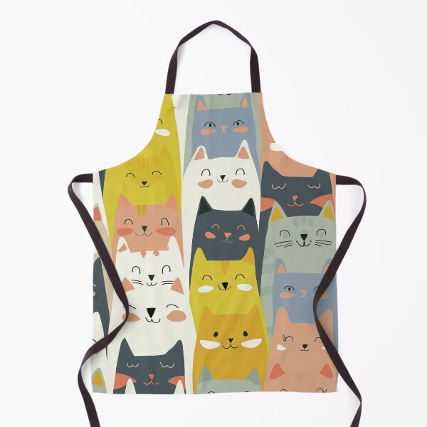 Item preview, Cute cats simple illustrated pattern designed and sold by Inktown.