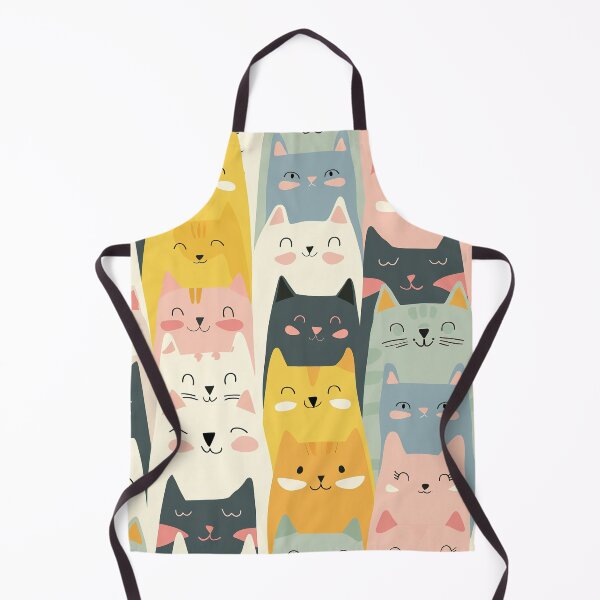Item preview, Cute cats simple illustrated pattern designed and sold by Inktown.