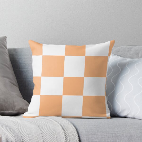 Item preview, Checkers - White and Orange designed and sold by WolfBunnyWorks.