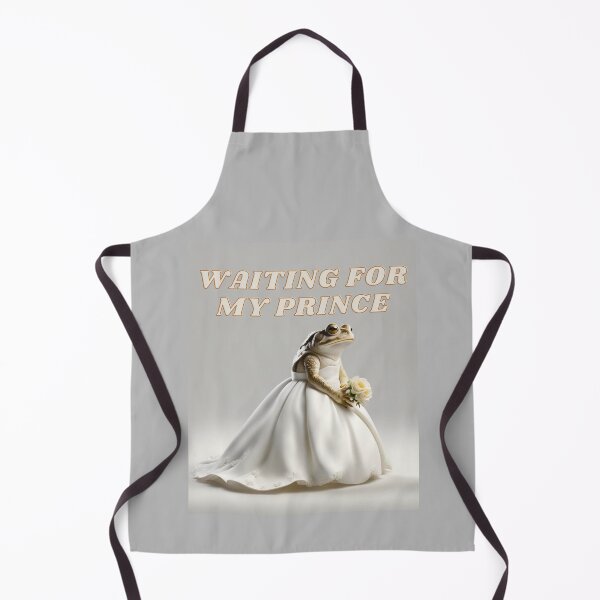 Item preview, princess frog waiting for prince- funny gift for single woman designed and sold by LOKOthing.
