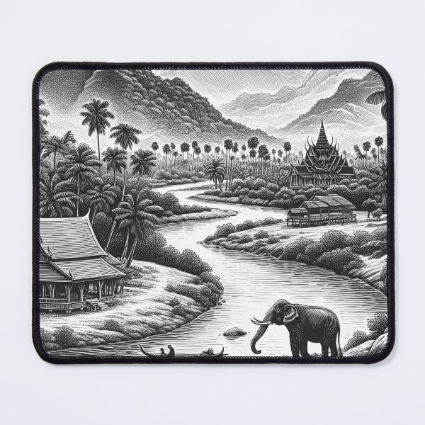 Item preview, Thai line drawings (12) designed and sold by fatimah-SL.