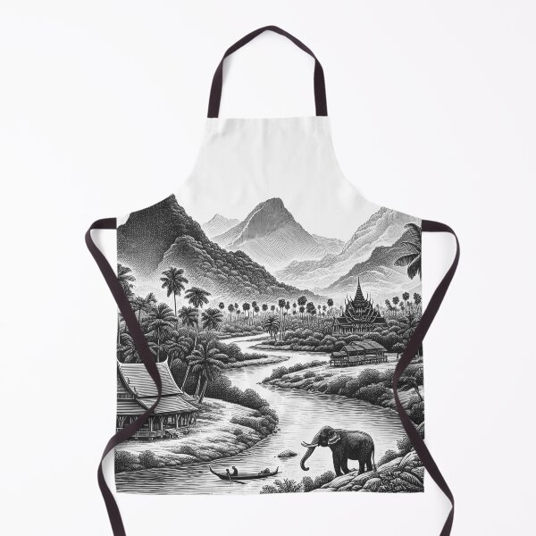 Item preview, Thai line drawings (12) designed and sold by fatimah-SL.