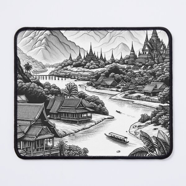 Item preview, Thai line drawings (13) designed and sold by fatimah-SL.