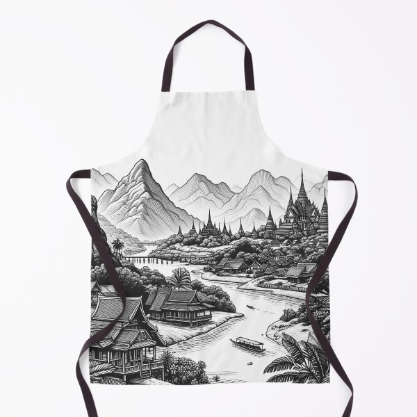 Item preview, Thai line drawings (13) designed and sold by fatimah-SL.