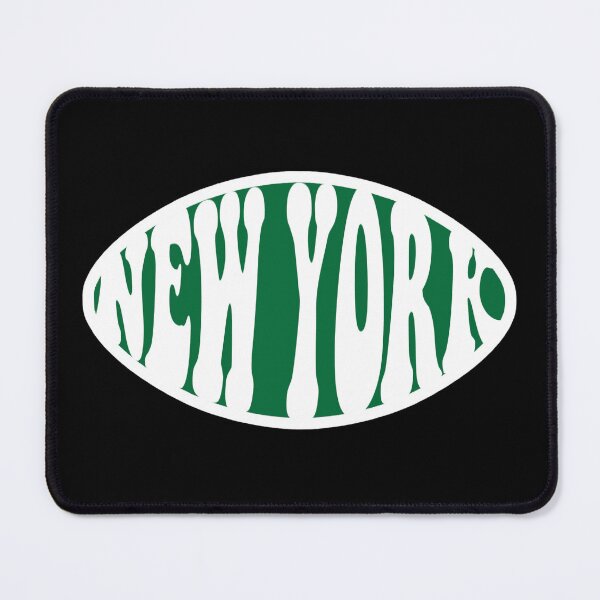 Item preview, New York Jets Funky Retro Football Logo designed and sold by Gang Green Gear.