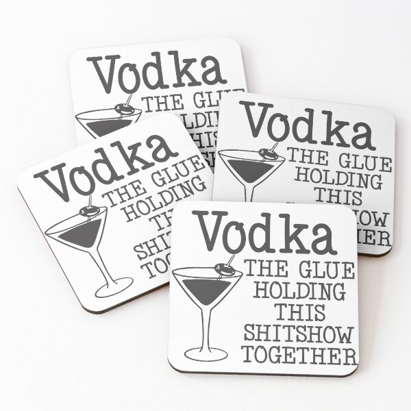 Item preview, Vodka The Glue Holding This Shitshow Together designed and sold by TheStickerForge.