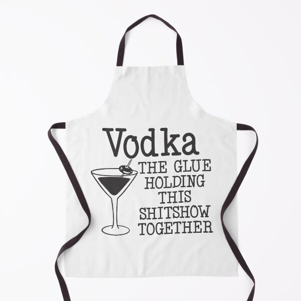 Item preview, Vodka The Glue Holding This Shitshow Together designed and sold by TheStickerForge.