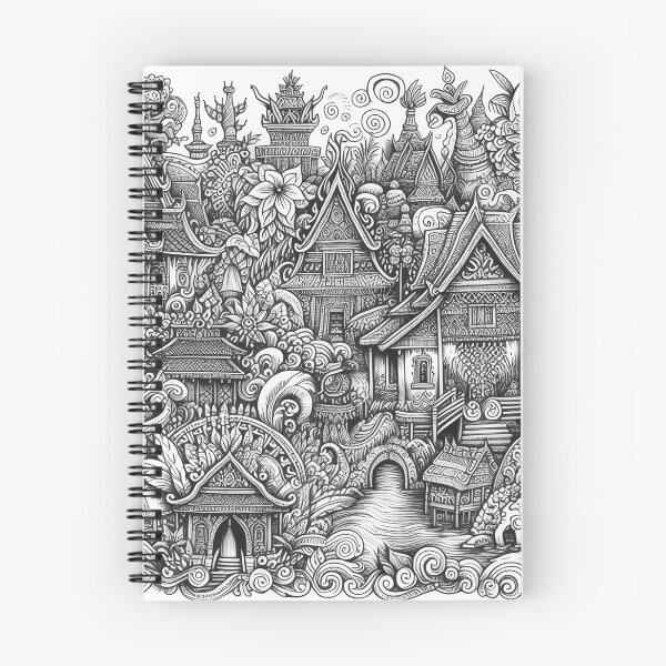 Item preview, Thai line drawings (14) designed and sold by fatimah-SL.