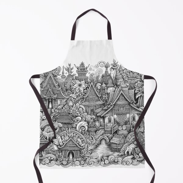 Item preview, Thai line drawings (14) designed and sold by fatimah-SL.