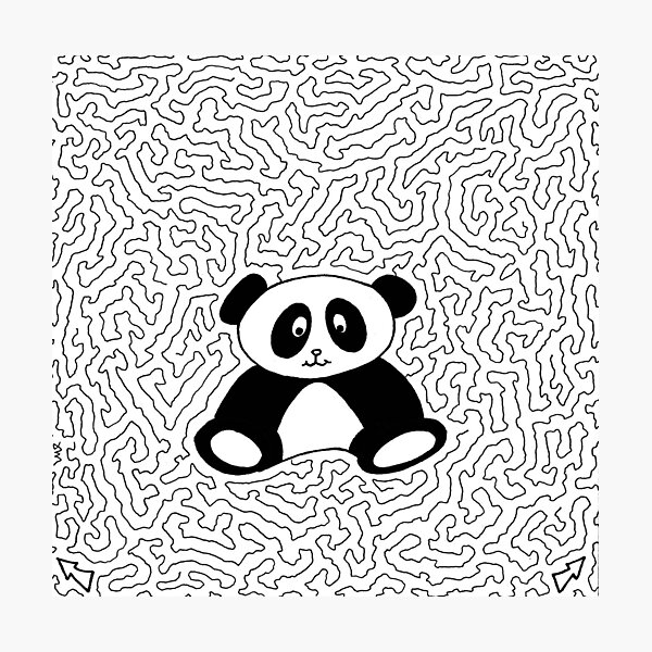 Item preview, Panda Maze designed and sold by KrazyMazes.