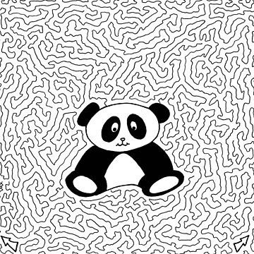 Vorschaubild zum Design Panda-Labyrinth von KrazyMazes