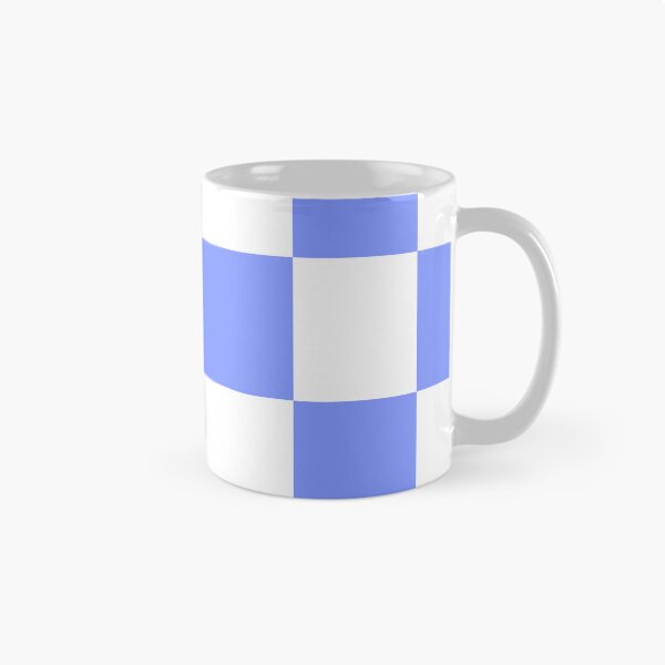 Item preview, Checkers - White and Blue designed and sold by WolfBunnyWorks.