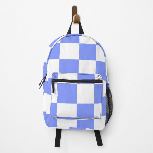 Item preview, Checkers - White and Blue designed and sold by WolfBunnyWorks.