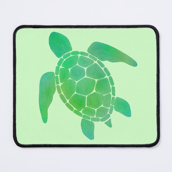 Item preview, Green Watercolor Turtle designed and sold by art-by-soma.