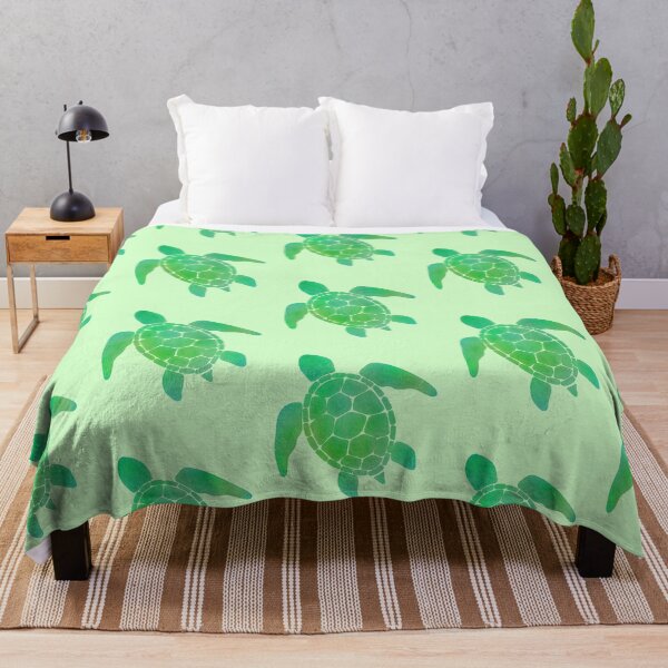 Item preview, Green Watercolor Turtle designed and sold by art-by-soma.