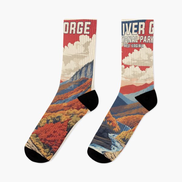 Item preview, New River Gorge National Park West Virginia USA Vintage Travel Tourism  designed and sold by TravelersGems.