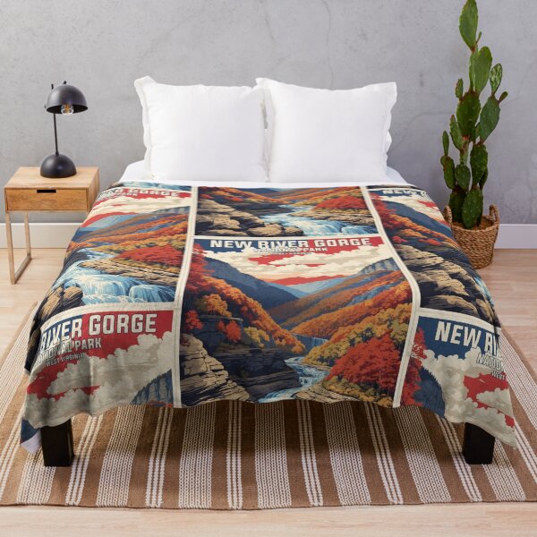 Item preview, New River Gorge National Park West Virginia USA Vintage Travel Tourism designed and sold by TravelersGems.