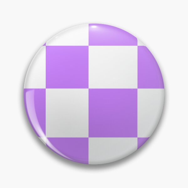 Item preview, Checkers - White and Purple designed and sold by WolfBunnyWorks.