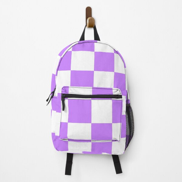 Item preview, Checkers - White and Purple designed and sold by WolfBunnyWorks.