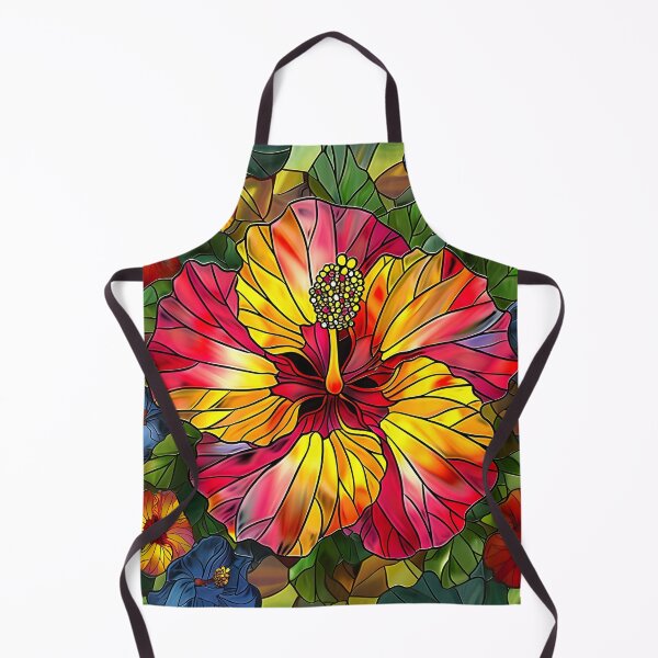 Artikelvorschau, Farbenfroher geometrischer Hibiskusblütendruck entworfen und verkauft von dcrc.