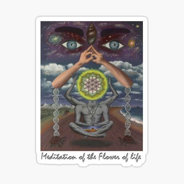 Item preview, Meditation of the flower of life designed and sold by mareklessing.
