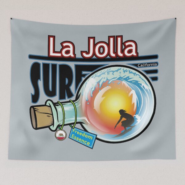 Item preview, La Jolla CA surf California freedom essence designed and sold by studioss76.
