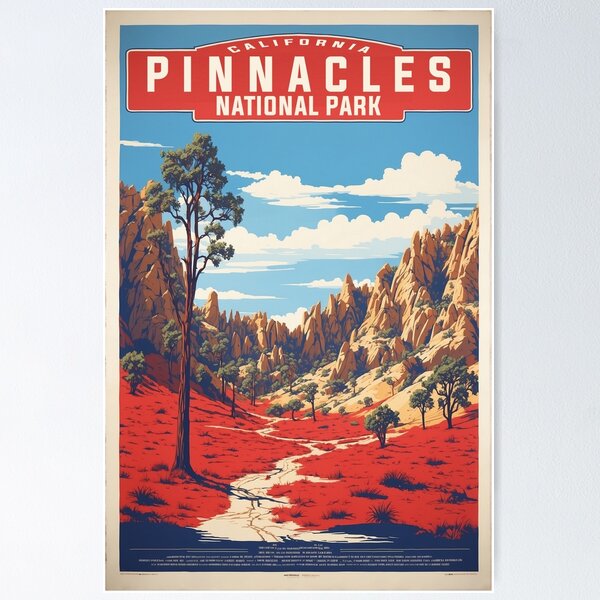 Item preview, Pinnacles National Park California USA Vintage Travel Tourism  designed and sold by TravelersGems.
