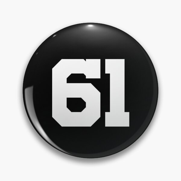 Item preview, 61, sixty-one, white, University designed and sold by Numbers-Art.