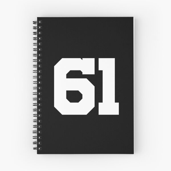 Item preview, 61, sixty-one, white, University designed and sold by Numbers-Art.