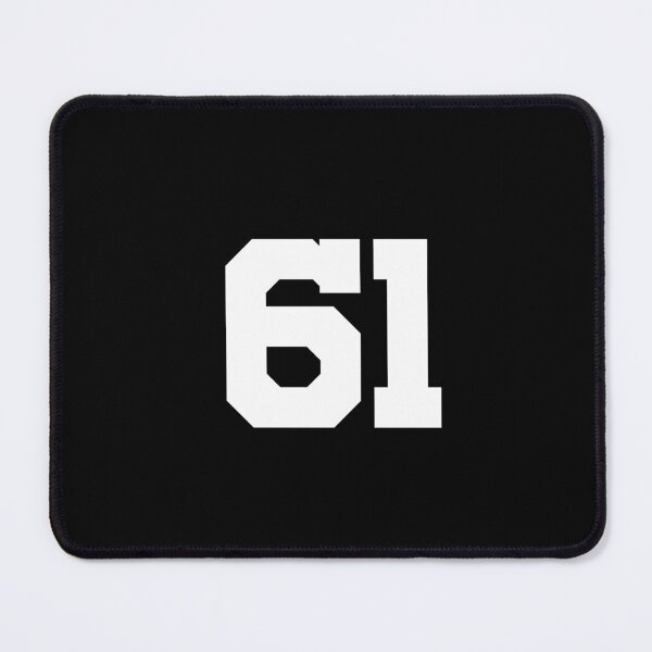 Item preview, 61, sixty-one, white, University designed and sold by Numbers-Art.