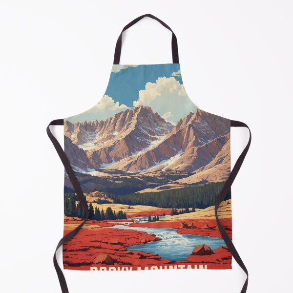 Item preview, Rocky Mountain National Park Colorado USA Vintage Travel Tourism designed and sold by TravelersGems.
