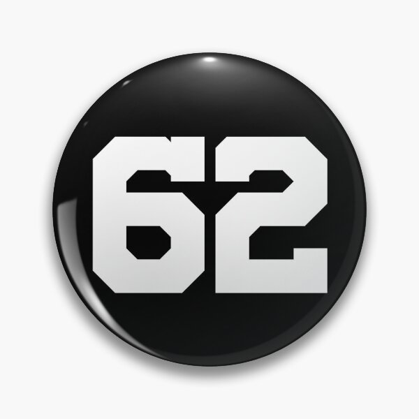 Item preview, 62, sixty-two, white, University designed and sold by Numbers-Art.