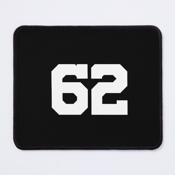 Item preview, 62, sixty-two, white, University designed and sold by Numbers-Art.