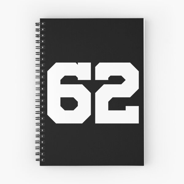 Item preview, 62, sixty-two, white, University designed and sold by Numbers-Art.