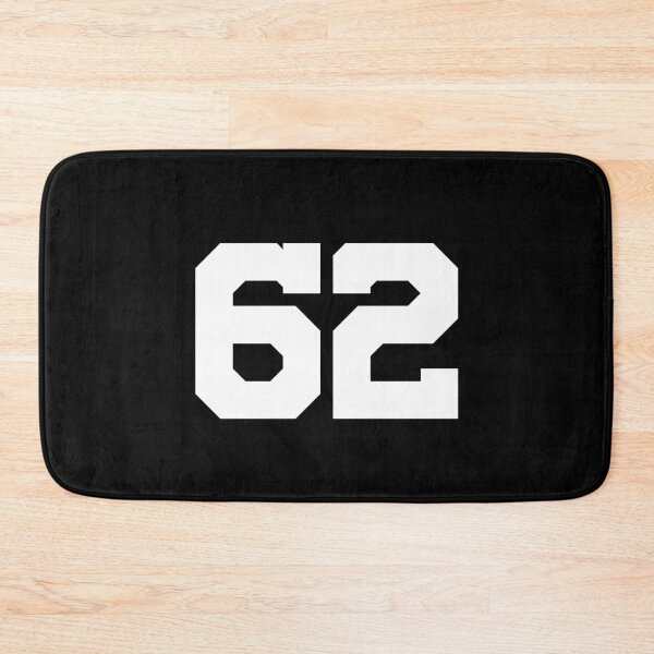 Item preview, 62, sixty-two, white, University designed and sold by Numbers-Art.