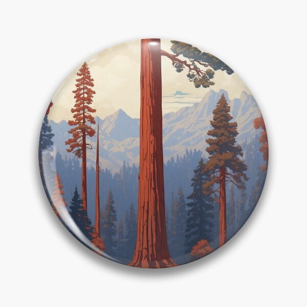 Item preview, Sequoia National Park California USA Vintage Travel Tourism  designed and sold by TravelersGems.