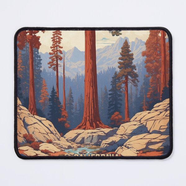 Item preview, Sequoia National Park California USA Vintage Travel Tourism  designed and sold by TravelersGems.