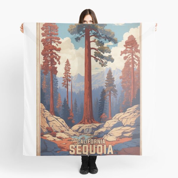 Item preview, Sequoia National Park California USA Vintage Travel Tourism  designed and sold by TravelersGems.