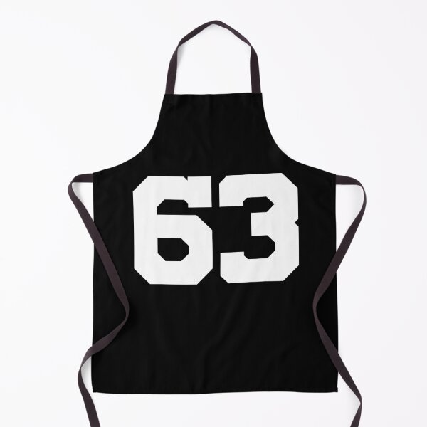 Item preview, 63, sixty-three, white, University designed and sold by Numbers-Art.