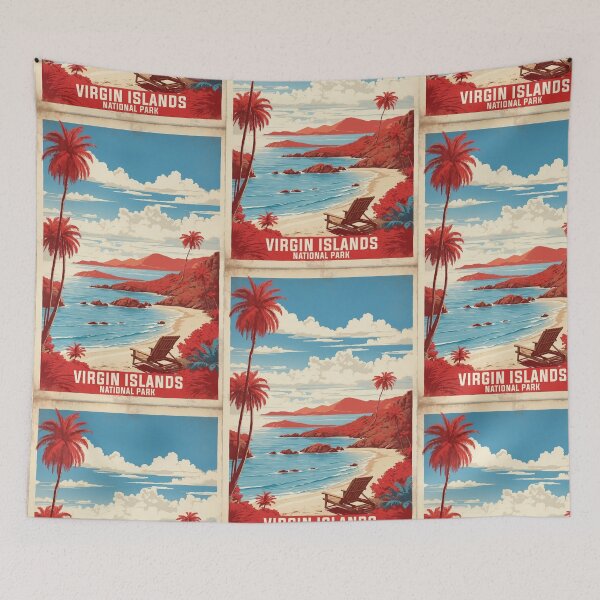 Item preview, Virgin Islands National Park USA Vintage Travel Tourism  designed and sold by TravelersGems.