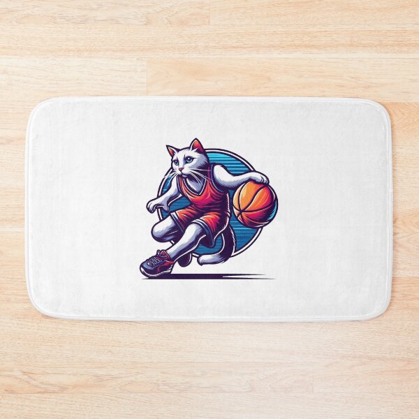 Item preview, Cat Basketball Player designed and sold by RetroPop23.