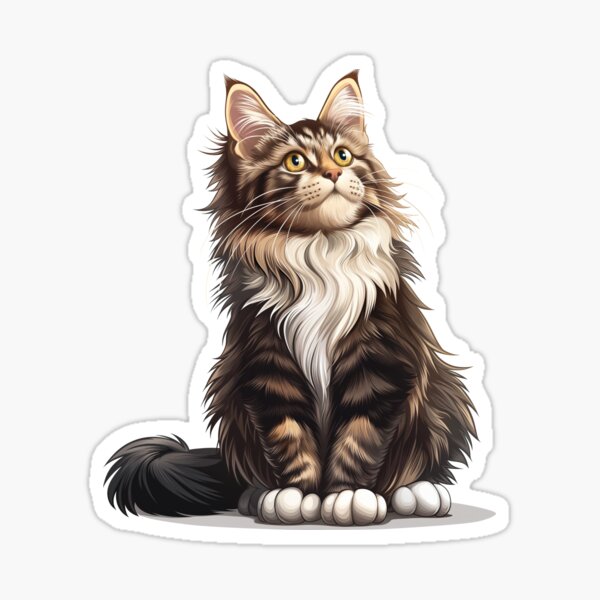 Item preview, Maine Coon Cat designed and sold by JSeolDesgins.