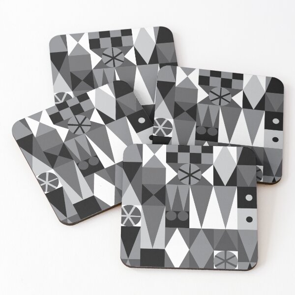 Item preview, Blary Mair Carpet - Black & White designed and sold by TheCleverCarny.