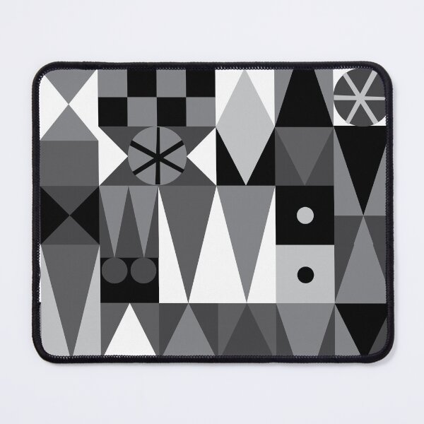 Item preview, Blary Mair Carpet - Black & White designed and sold by TheCleverCarny.