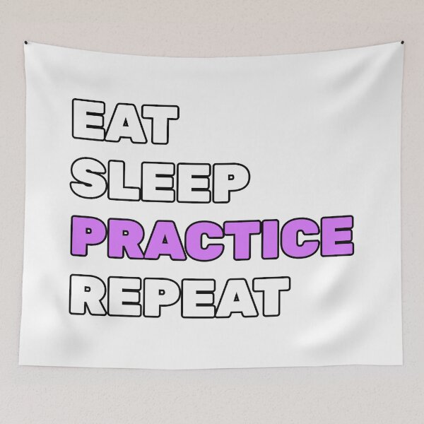 Item preview, Eat sleep practice designed and sold by Inspirationmotivation.